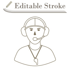 American Football Coach Icon