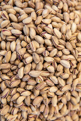 Pistachios on the market.