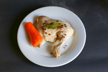 
Boiled chicken