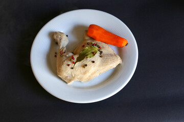 
Boiled chicken