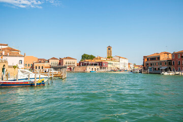 Fototapeta na wymiar View on the island of Murano, Venice - Italy