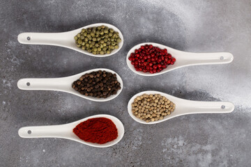 Four Seasons Pepper on beautiful textured background