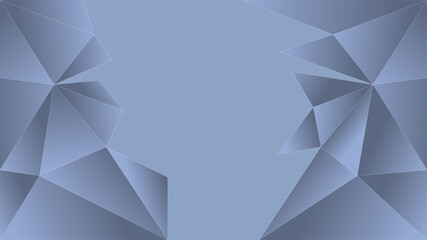 Obraz premium Light Blue polygonal illustration, which consist of triangles. Triangular pattern for your business design. Geometric background in Origami style with gradient