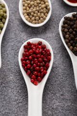 Four Seasons Pepper on beautiful textured background