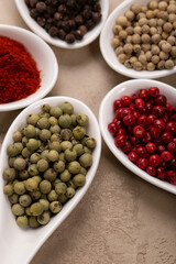 Four Seasons Pepper on beautiful textured background