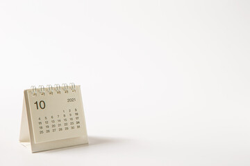 2021 October calendar