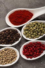 Four Seasons Pepper on beautiful textured background