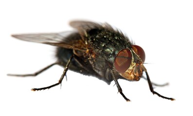 fly isolatet on the white background