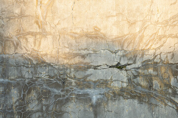 Abstract colorful cement wall texture and background with cracks