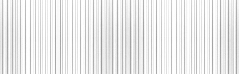 Obraz premium Panorama of White Corrugated metal background and texture surface or galvanize steel