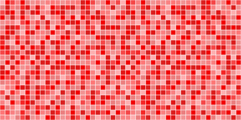 Fototapeta premium Checkered pattern. Seamless abstract texture from many pixels. Geometric pixel background. Doodle for design