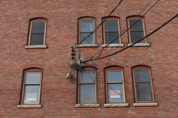 MONTPELIER, VERMONT, USA - FEBRUARY, 20, 2020: City view of the capital city of Vermont in the winter