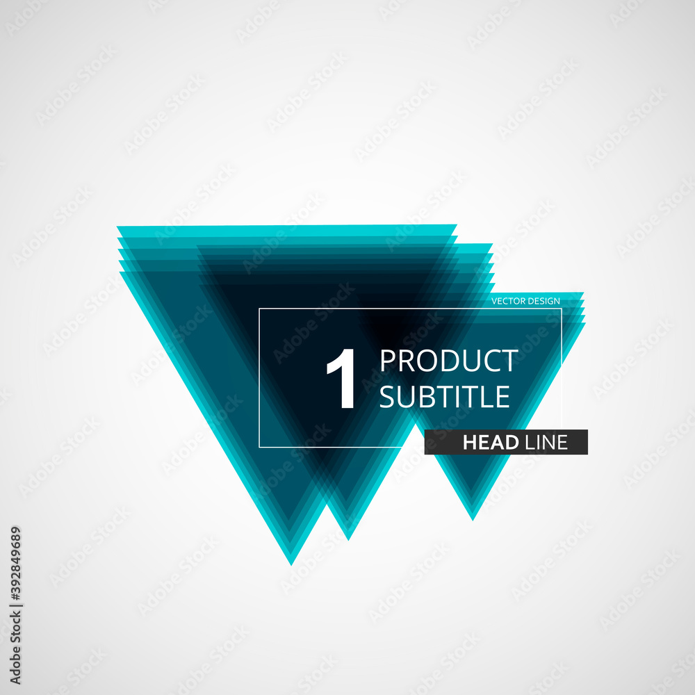 Aufkleber Triangle pattern in abstract style on white background. Seamless fabric texture. White paper texture. Vector pattern. Futuristic backdrop. Abstract wallpaper