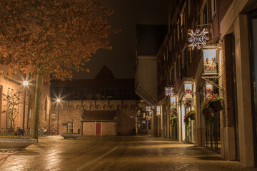 Zwolle inner city by night