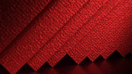 The abstract red for  background 3d rendering..