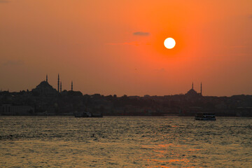 The Maiden's Tower is a structure built on a small islet in Salacak offshore, near the Marmara Sea...