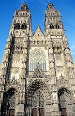 The cathedral of Saint-Gatien de Tours in the Loire valley is the mother church of the archdiocese...