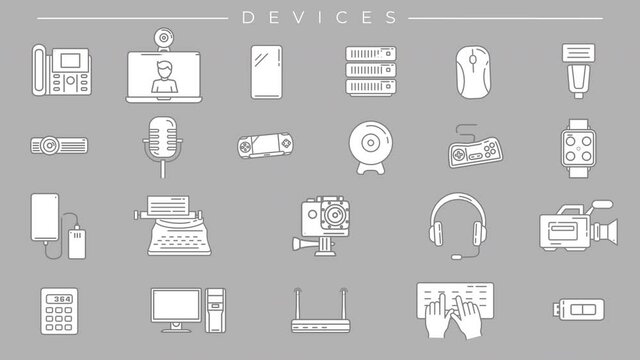 Devices line icons on the alpha channel.