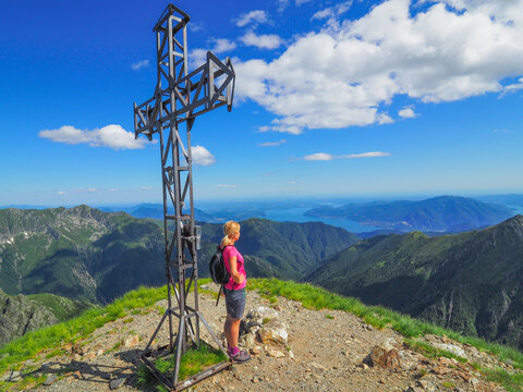 Bergtour auf die Cima della Laurasca - Lago Maggiore