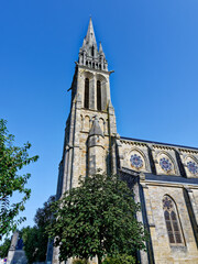 Fototapeta na wymiar Église du Sacré Coeur, Douarnenez, GR34, Finistère, Bretagne, France 