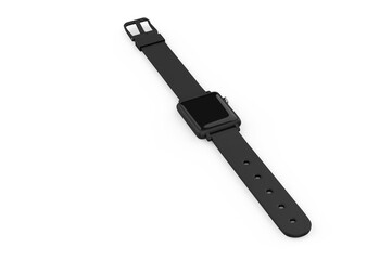 Smart watch for branding and mock up. 3d render illustration.