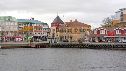 Fototapeta na wymiar Town Stromstad Sweden