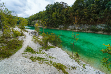 Canyon Lengerich / Steinbruch im Kleefeld, Lengerich, Tecklenburger Land, Deutschland