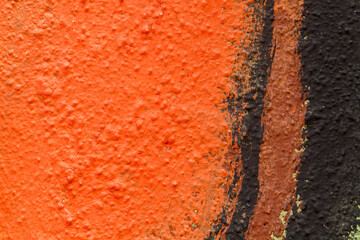 Painted Colorful Old Weathered Concrete Wall Texture	