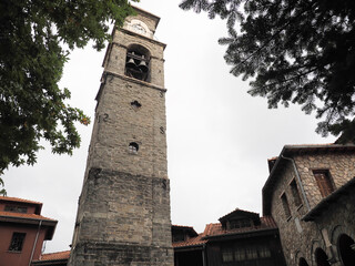 culture, view, landscape, tower, church, architecture, clock, old, building, italy, city, europe,...