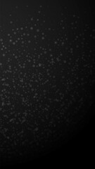 Magic stars Christmas background. Subtle flying sn