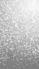 Magic stars Christmas background. Subtle flying sn