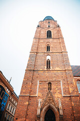 Fototapeta na wymiar Traditional Cathedral building in Wroclaw, Poland