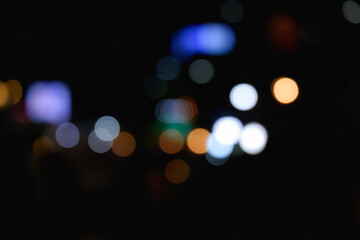 Abstract Lights. Unfocused Light background. Blured night light. bokeh background, Blur concept