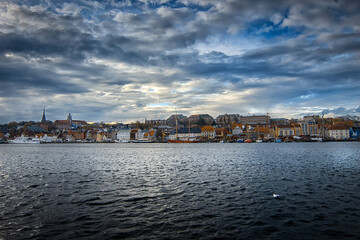 Obraz premium Flensburg im Herbst