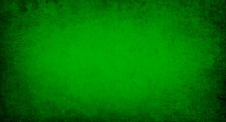 Fototapeta premium Dark green grunge background, old design paper texture with copy space and space for text