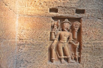 Gopachal parvat rock cut Jain monuments in gwalior,madhya pradesh