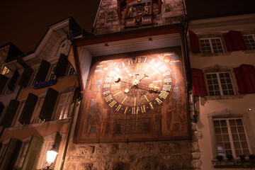 Solothurn's clock tower. The town's oldest construction came into being at the beginning of the 13th century.