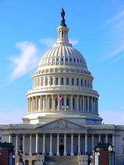 Fototapeta premium North America, USA, District of Columbia, Washington DC, United States Capitol