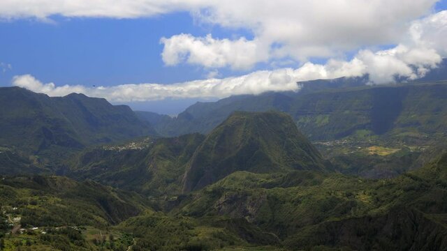 Cirque of Salazie on Reunion Island