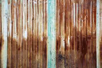weathered corrugate wall