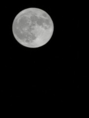 full moon in the night sky