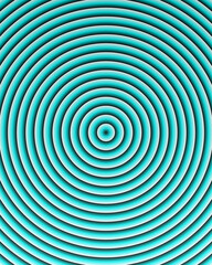 Phosphorescent green black circles, abstract background with spiral