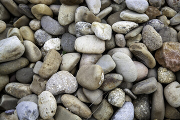 Zen stones piled up