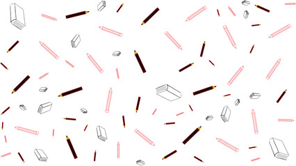 Back to school in new normal, vector background