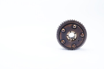 The mechanism for changing the timing of the timing. Round shape exhaust camshaft regulator...