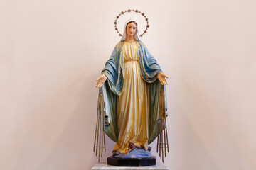 Statue of the image of Our Lady of Graces - Nossa Senhora das Gracas