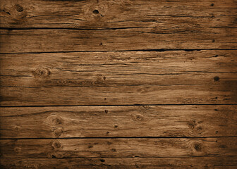 Fototapeta na wymiar Old brown wood texture in a rustic style