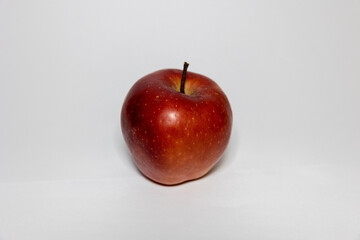 Fresh red apple isolated on white. With clipping path