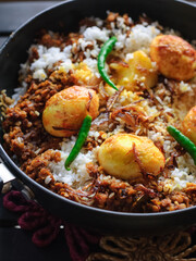 Red Lentil Pilaf With Eggs