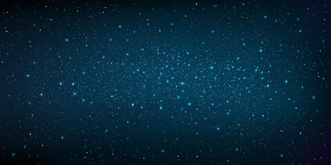 Obraz na płótnie Canvas Beautiful milky way galaxy background with nebula cosmos. Stardust in deep universe and bright shining stars in universe. Vector illustration.
